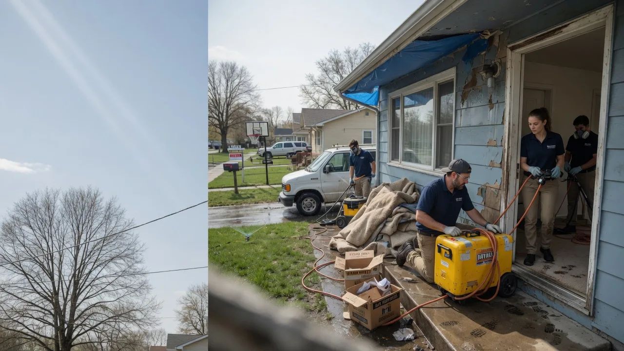 Basement Flood Cleanup in Auburntown, TN near me